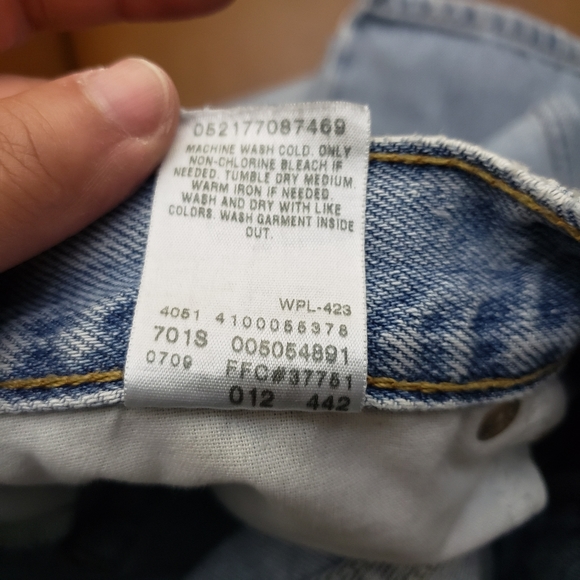 Levi's Vtg 90'S 505 Straight Leg Light Wash Men's Jean's Sz:34x32 (Rare Red Tab) - Picture 15 of 16